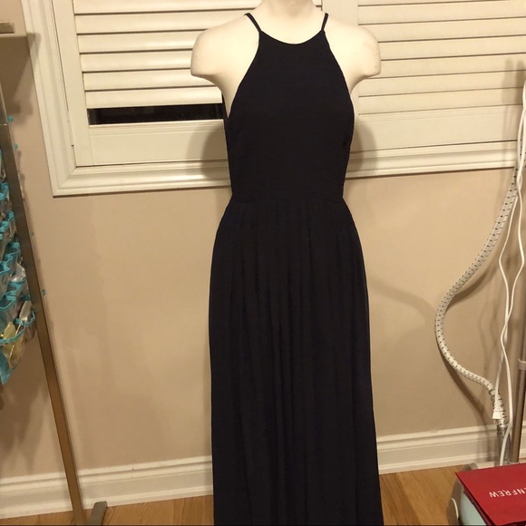 French connection Navy blue maxi dress - Picture 1 of 3